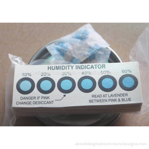 10%-60% Cobalt Free Humidity Indicator Card 3dots, 6dots